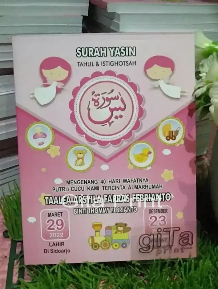 Buku Yasin Desain Cute