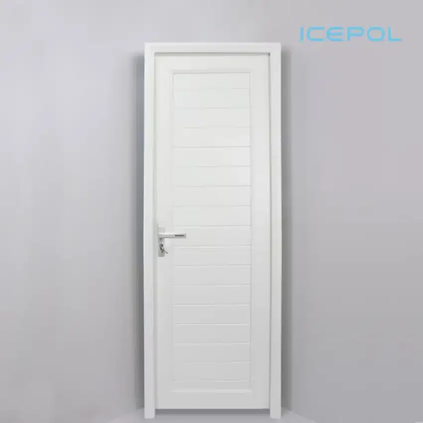 FREE ONGKIR [BARU] ICEPOL Pintu UPVC Pintu Putih Kamar Mandi WC Toilet