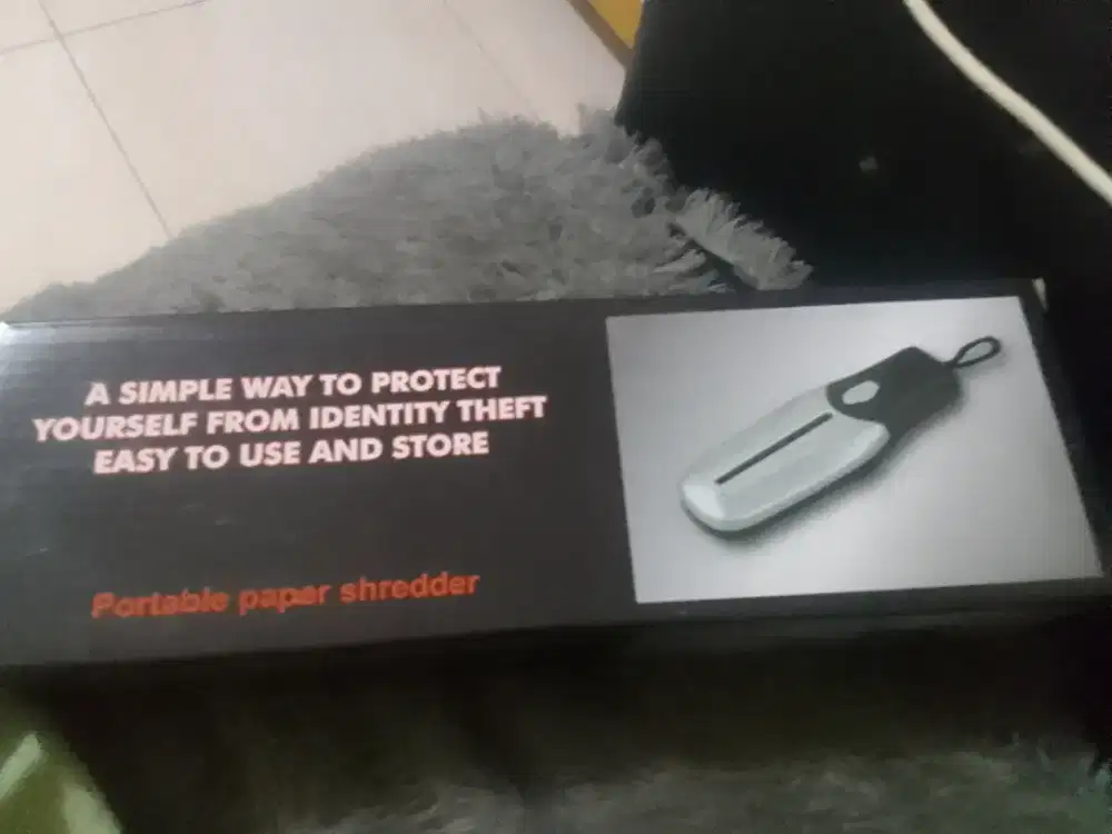 Penghancur Kertas Portable