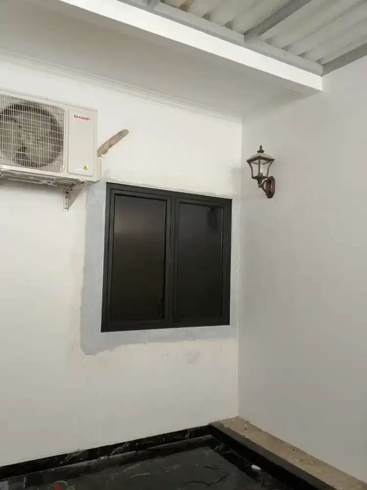 Daun jendela casment aluminium double 50 X 120