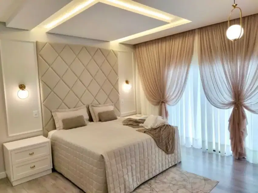 Pasang gordyn gorden murah vertikal roll blind jasa wallpaper dinding