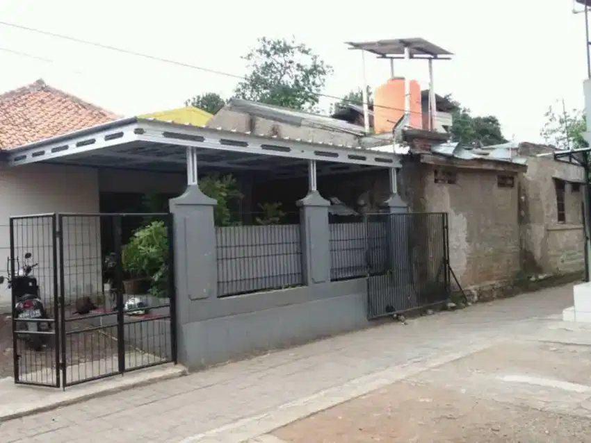 Kanopi murah galvalum baja ringan terpasang rapi
