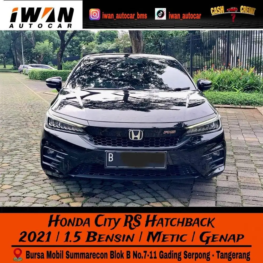 HONDA CITY RS 1.5 HATCHBACK 2021 MATIC