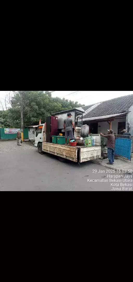 Pindahan rumah engkel bak dan box untuk pindahan rumah