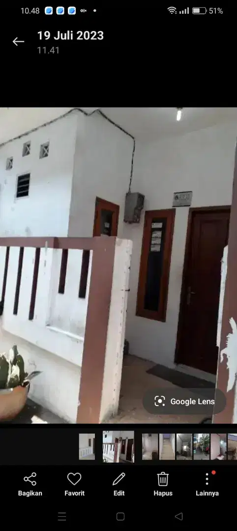 Dijual rumah murah akses gang motor lokasi tebet dalam