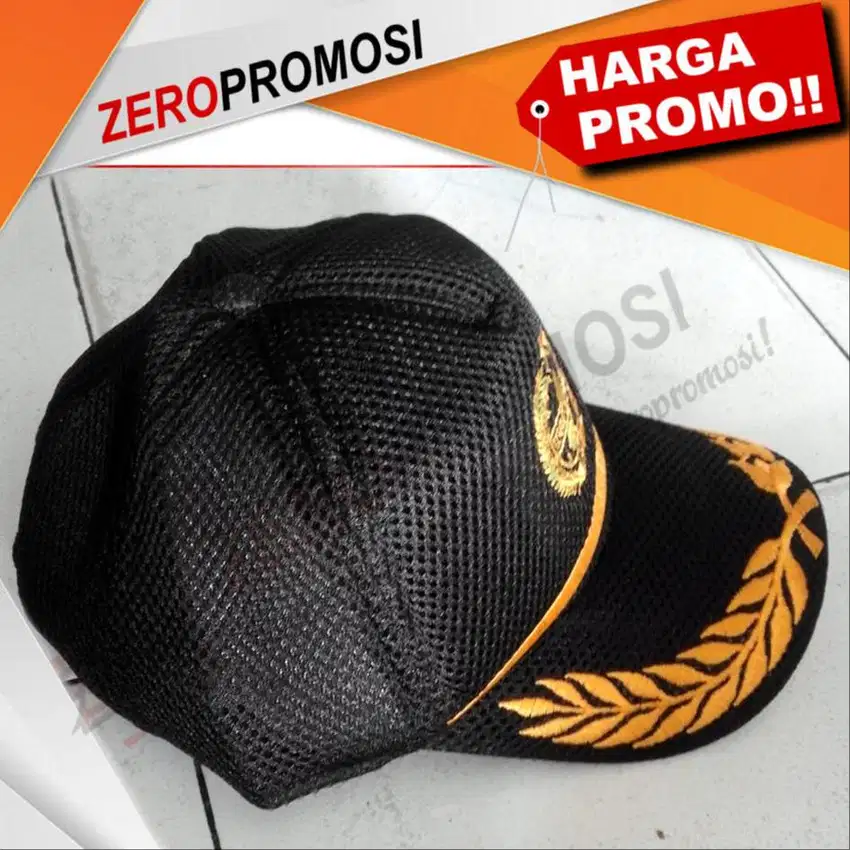 Konveksi Topi Double Mess Bordir untuk Event Perusahaan
