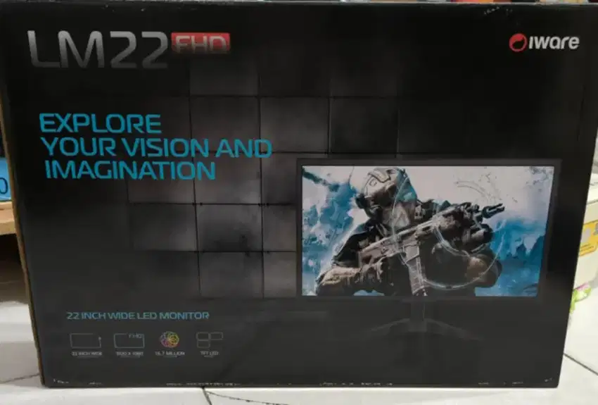 Monitor Iware 22inci LM22FHD HDMI VGA GARANSI RESMI IWARE 1TH