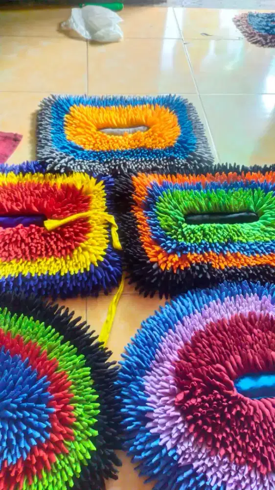 keset kakiii dari kain percha