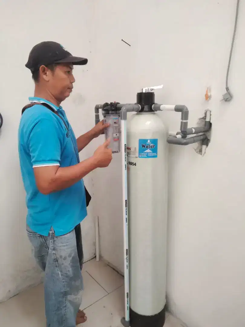 Filter saringan air pompa sumur bor tanah /PDAM PAM keruh kotor bau dl