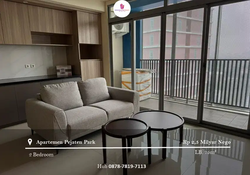 Dijual Apartement Pejaten Park 2BR Full Furnished Mid Floor