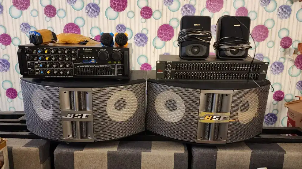 SET SPEAKER PASIF KARAOKE