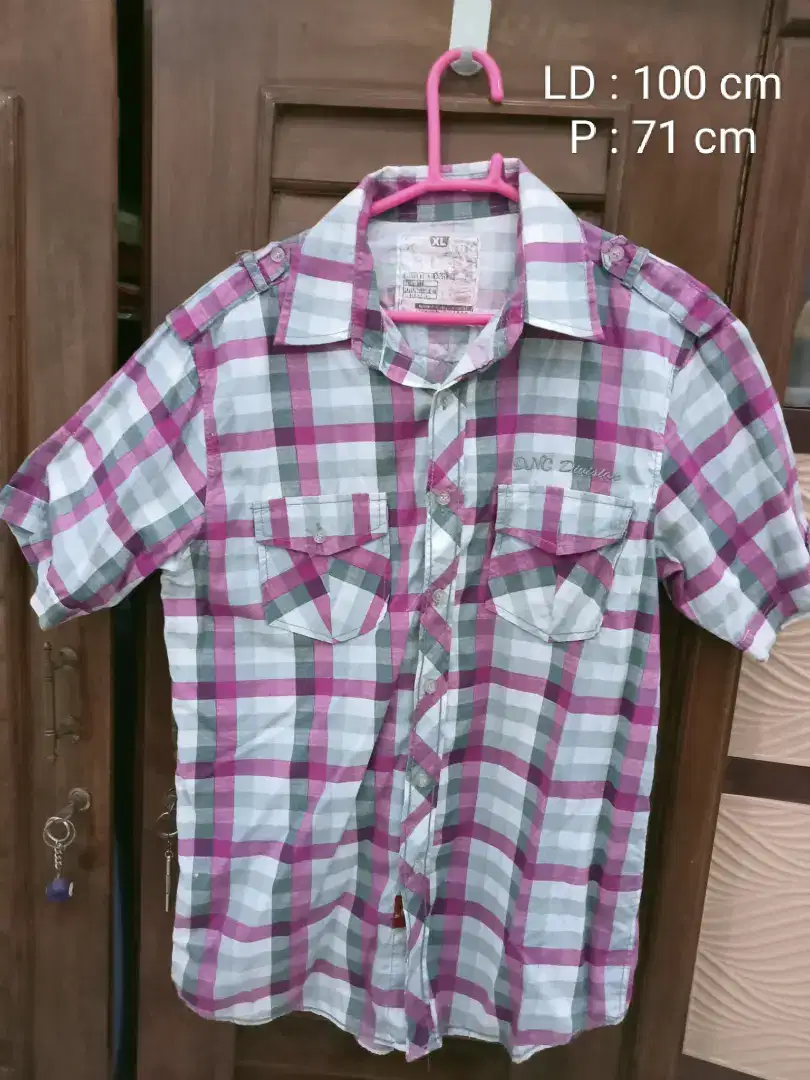 Kemeja Keren Kotak Kotak Preloved