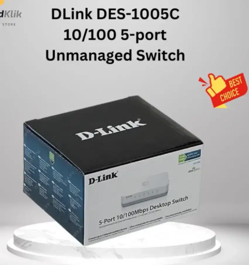 Hub switch 5 port baru