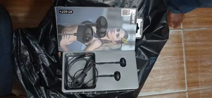 Headset sony at037+