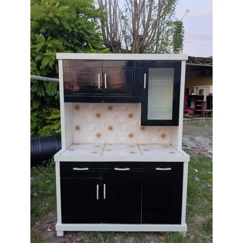 LEMARI SAYUR 3 PINTU / RAK MAKANAN / LEMARI DAPUR MURAH