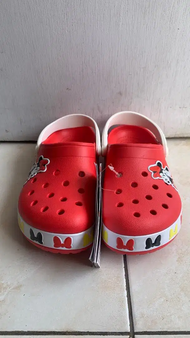 Sandal Crocs Anak funlab Minnie Original