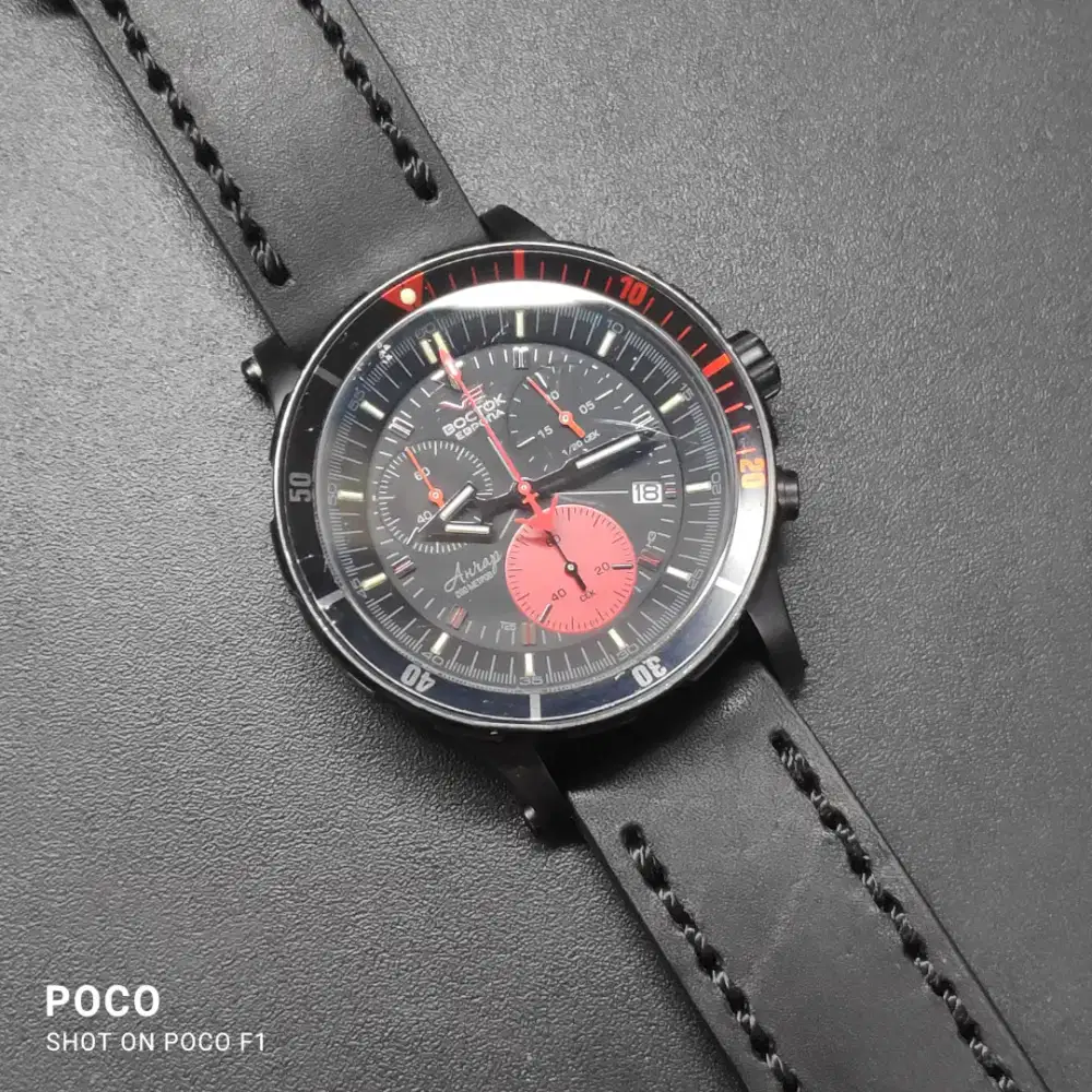 VOSTOK EUROPE ANCHAR CHRONOGRAPH K-162 SUBMARINE (LE 0107/3000) RARE