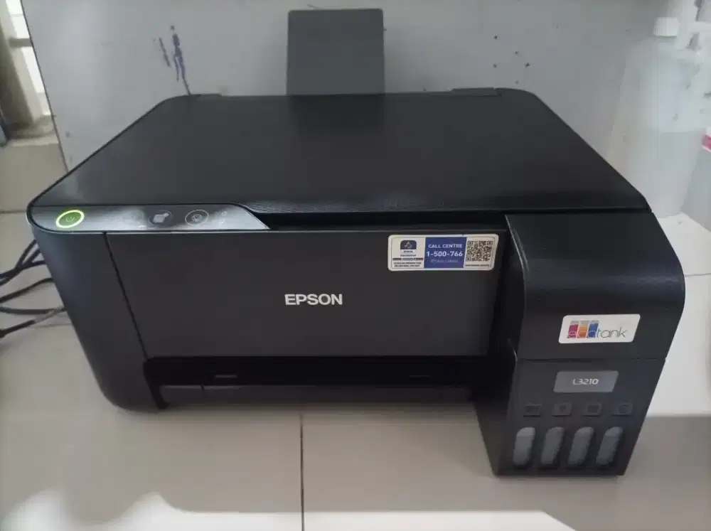 Epson L3210(print,scan,copy).Tinggal pakai.Print ok.No minus. Bisa COD
