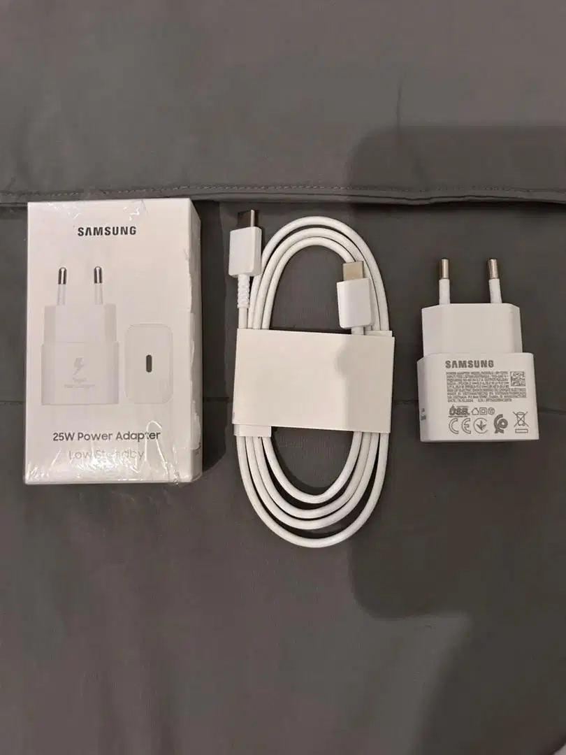 Charger Samsung 25 Watt + Kabel USB C Original