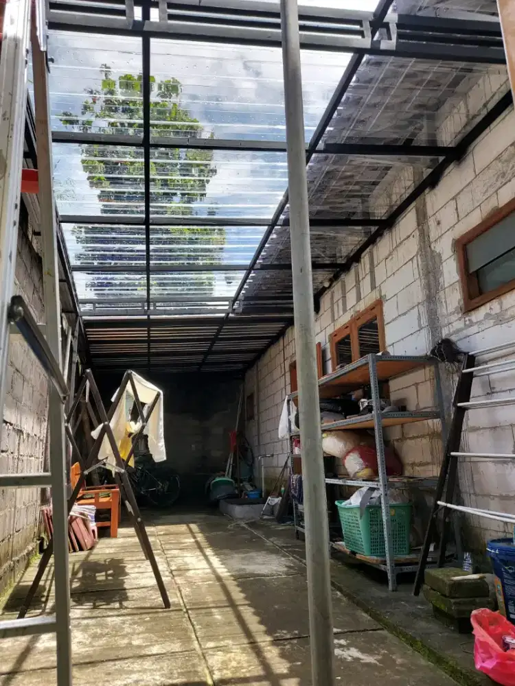 Kanopi galvalum bening harga 475/m