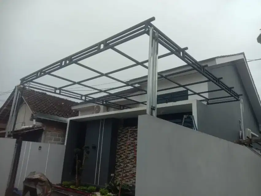 Kanopi atap galvalum pasir ketebalan atap 0,3