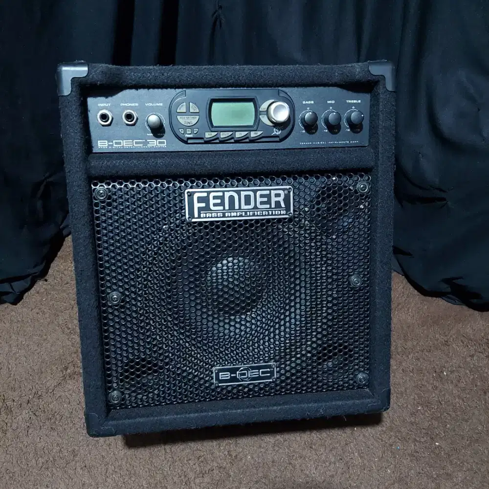 Ampli Bass Fender B-DEC 30 Sound Speaker Bass Amplifier BDEC30 Amp