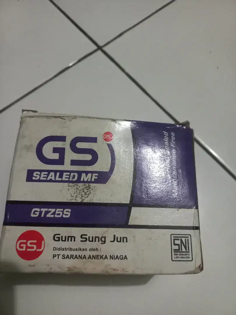 Aki gs bekas motor