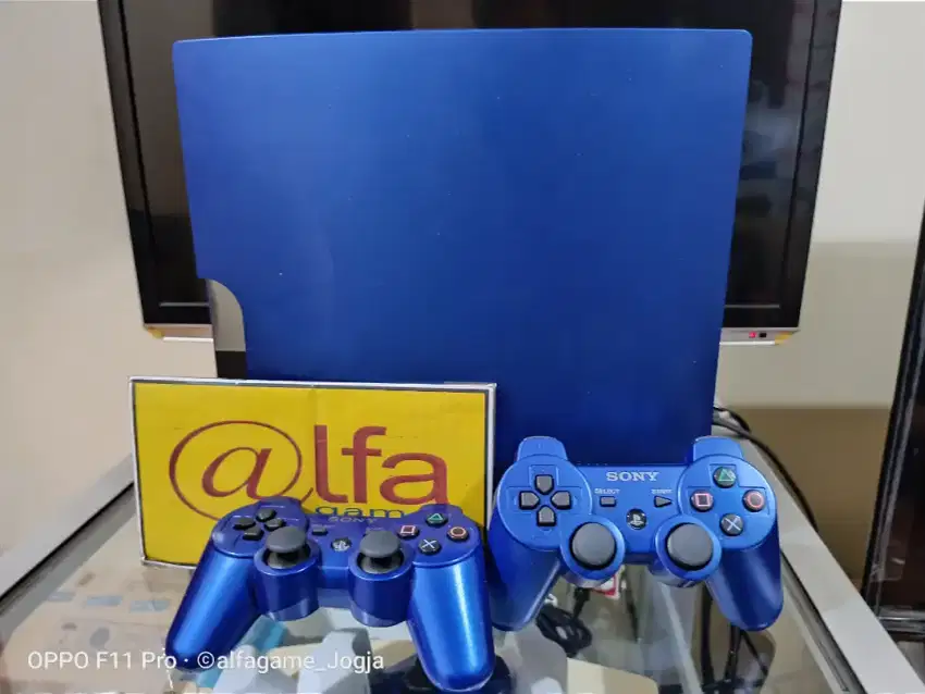 PS3 SLIM SERI BLUE LIMITED EDITION