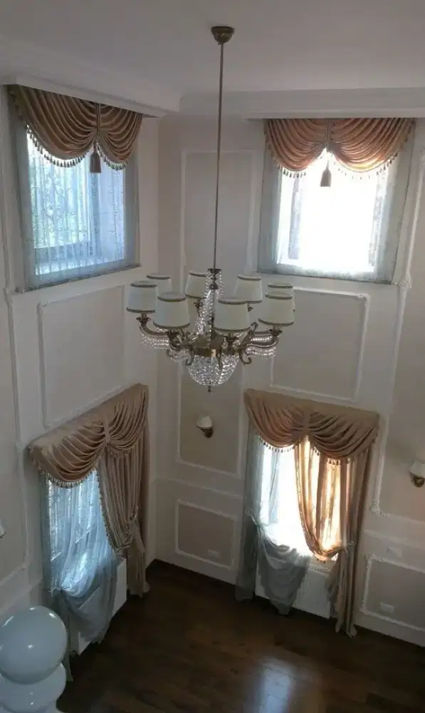 Pasang gordyn gorden murah vertikal roll blind jasa wallpaper dinding