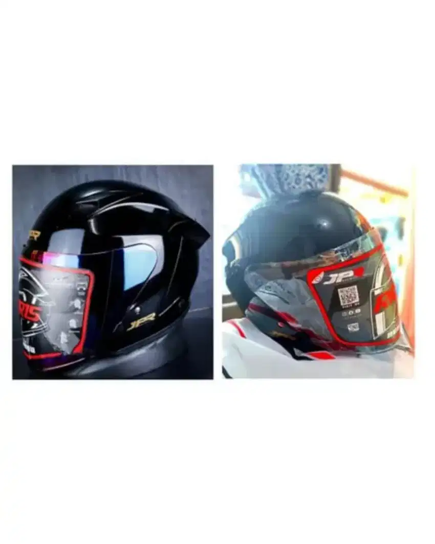 JPR RR15 HALFFACE, SINGLE VISOR SIZE XL Black Metal IC new ori box tag