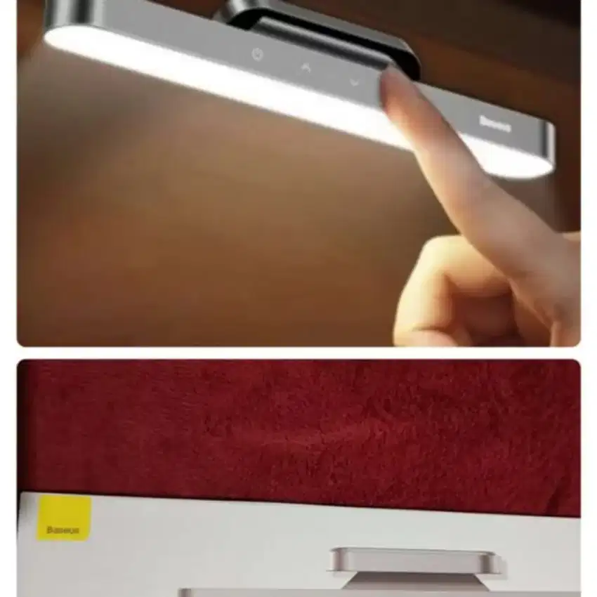 Baseus Magnetic Stepless Dimm Lamp LED Lampu Baca new baru ori in box