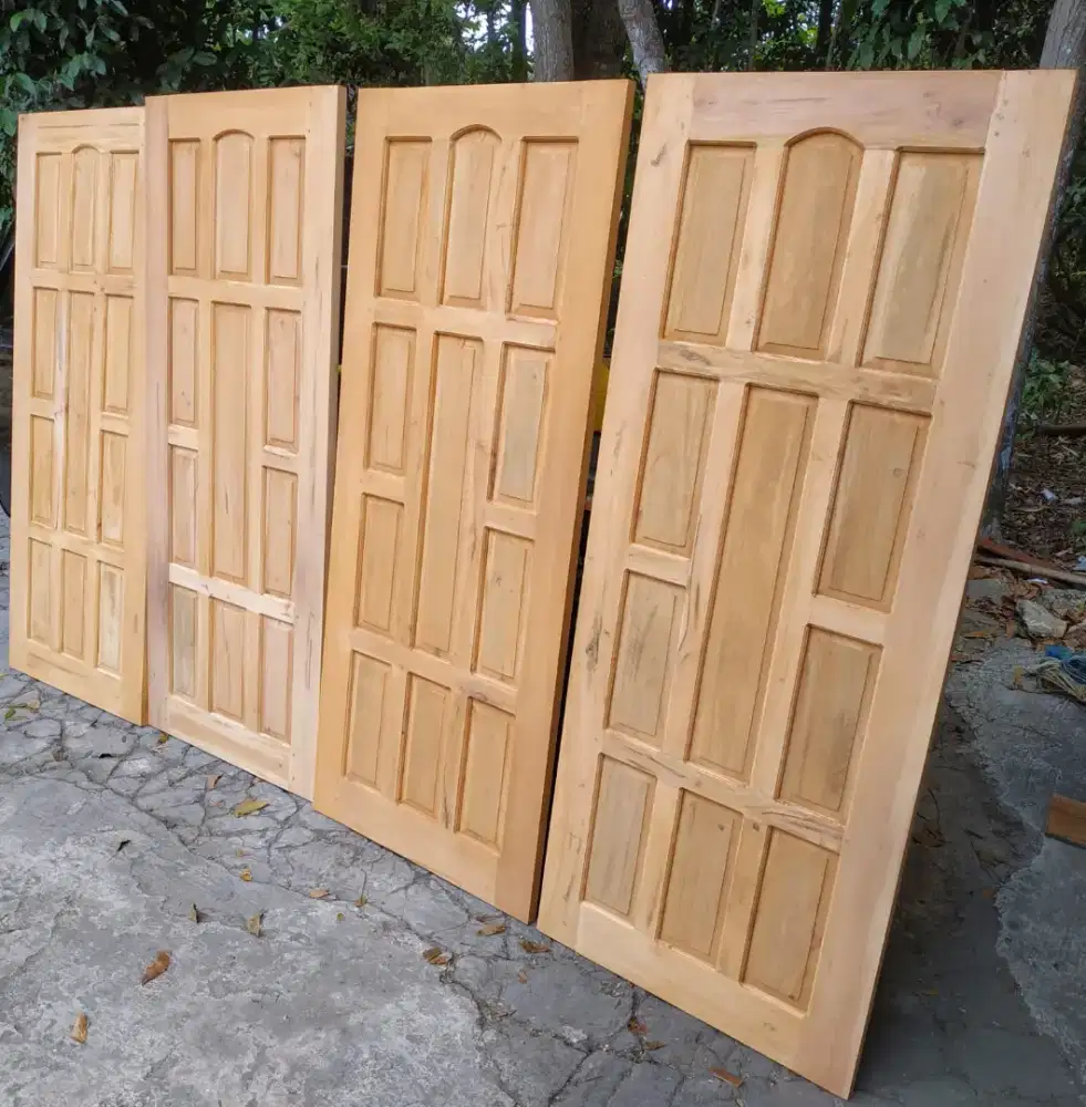 Pintu/Daun pintu kayu mahoni