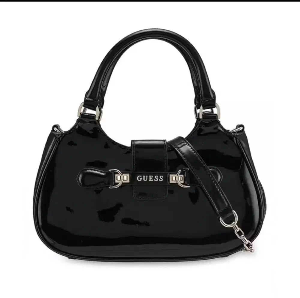 Tas Guess Nolana SML Girlfriend Satchel Black Original