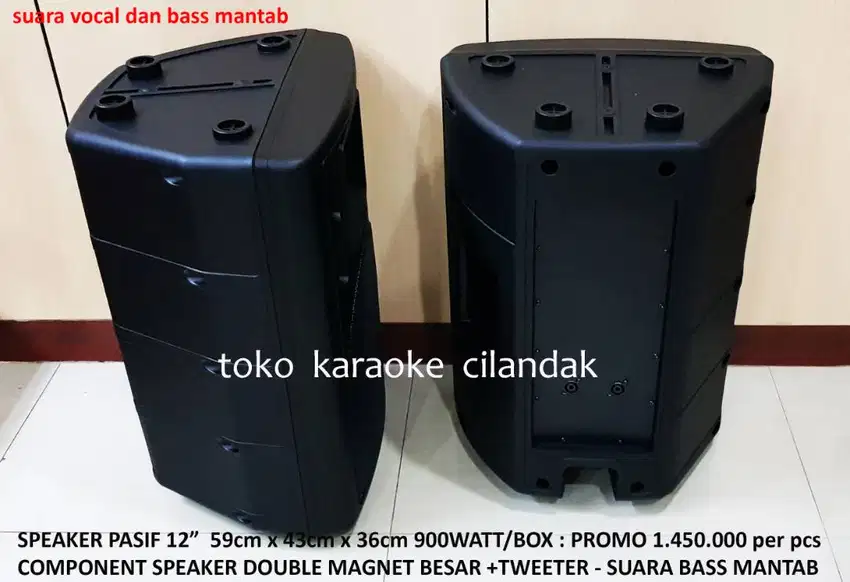 speaker pasif 12in box fiber 1pcs
