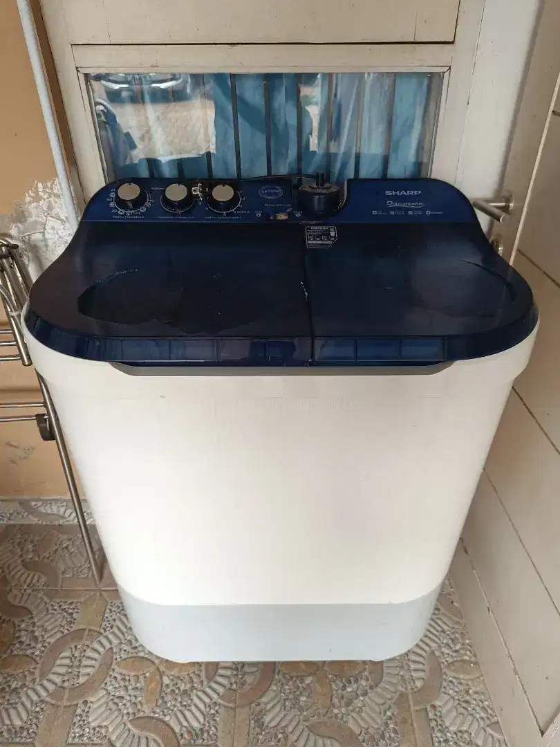 Mesin Cuci Sharp Dolphinwave 2 tabung