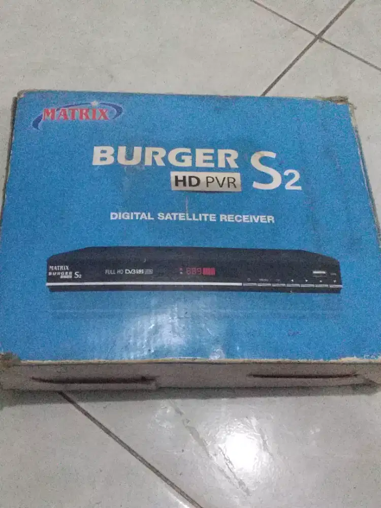 Receiver parabola merk burger S2