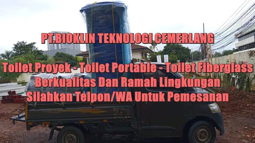ilet Portable / Toilet Outdoor/ WC Portable/Toilet Proyek/ Praktis Mud