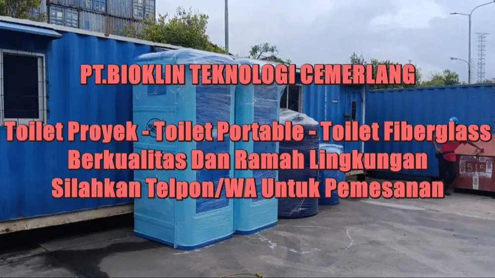 Toilet Proyek/Toilet Portable/Toilet Event/kuat dan kokoh / Toilet Reg