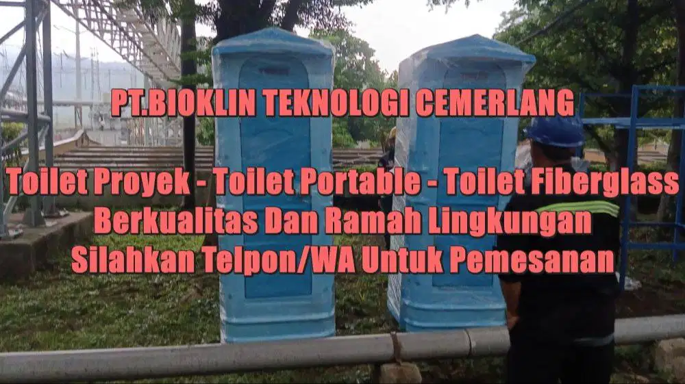 Toilet Proyek- Toilet Umum- Toilet Outdoor- Toilet Portable- Terjangka