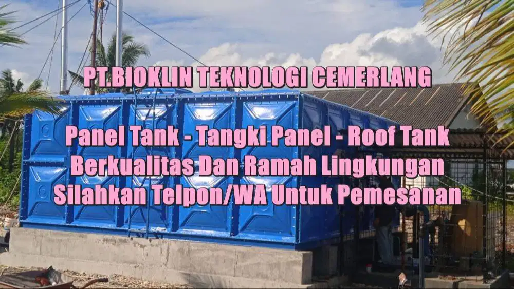 TANGKI PANEL – TANGKI AIR – TANGKI FIBERGLASS – ROOF TANK