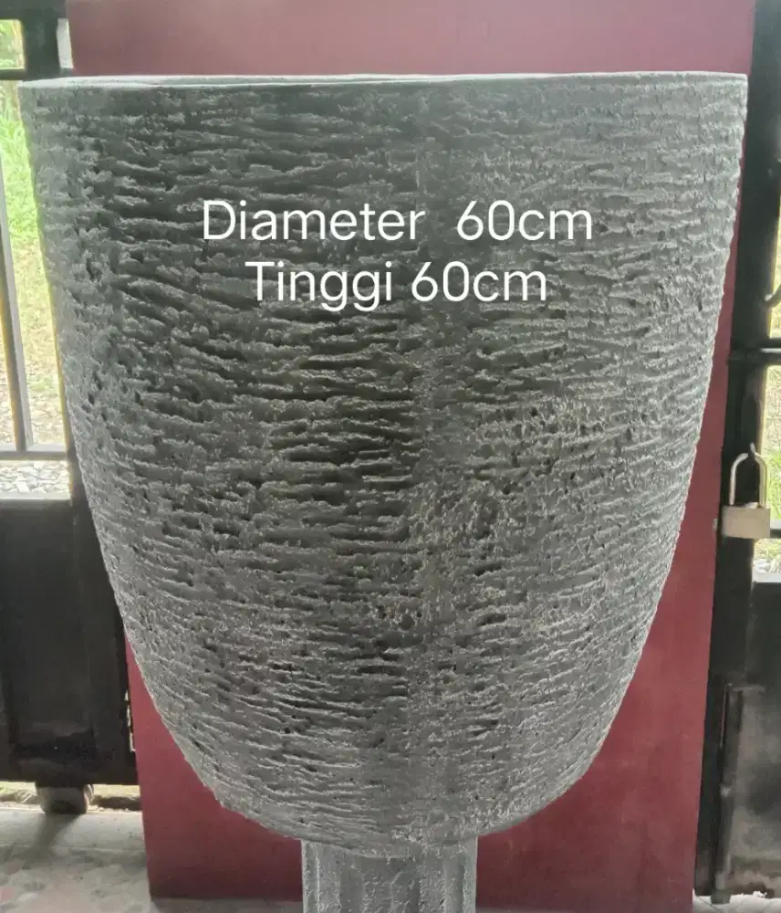 Pot bunga diameter 60cm tinggi 60cm