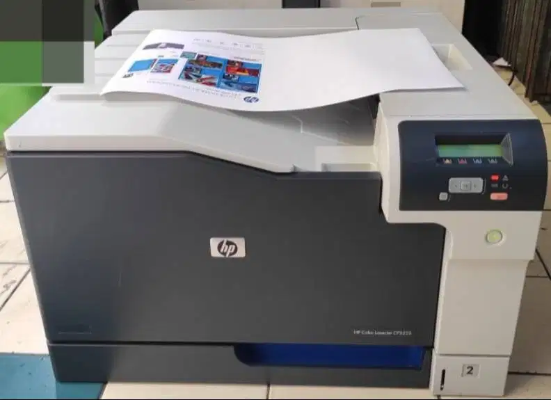 Printer HP Color Laser Jet CP5225 Second Bekas Tanpa Toner