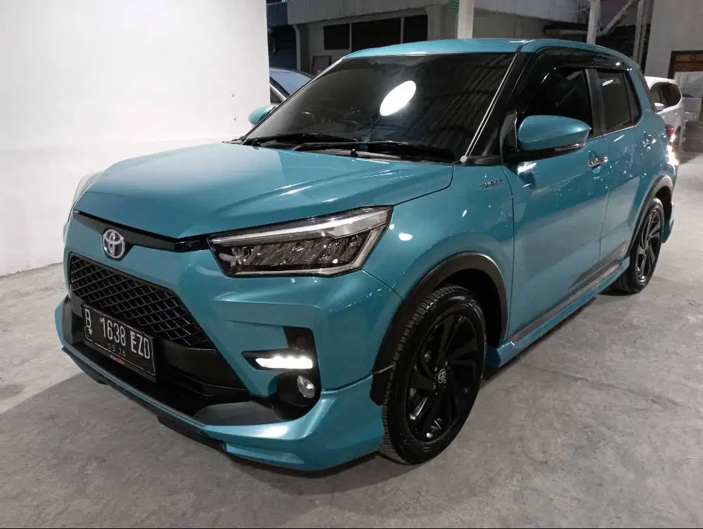 Toyota Raize 1.0T GR Sport AT 2021 Biru  PREMIUM B1638EZD