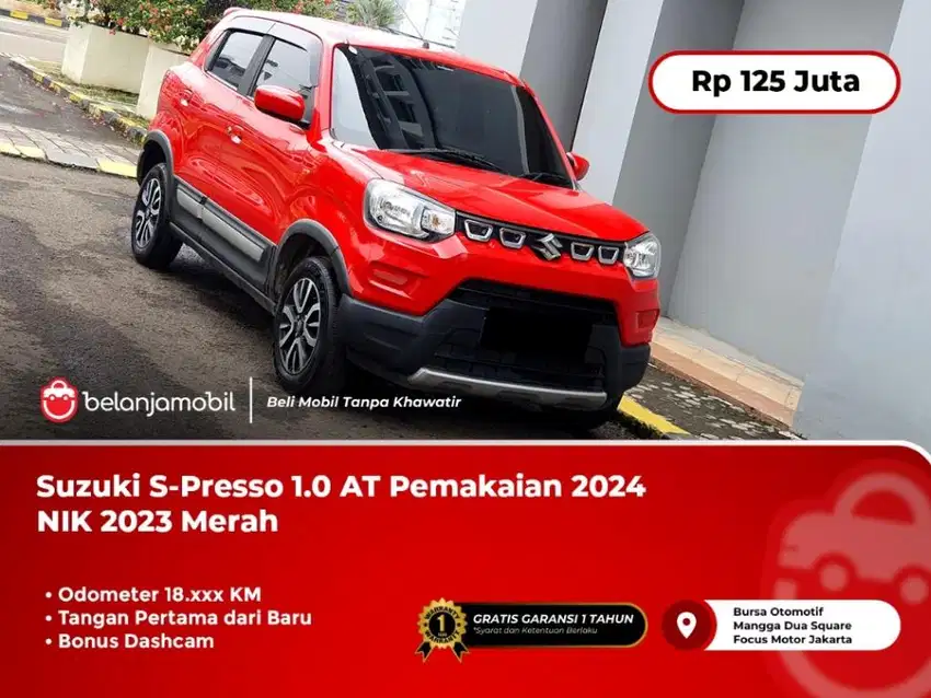 [ LOW KM 18RB] Suzuki S Presso S-Presso 1.0 AT NIK 2023/2024