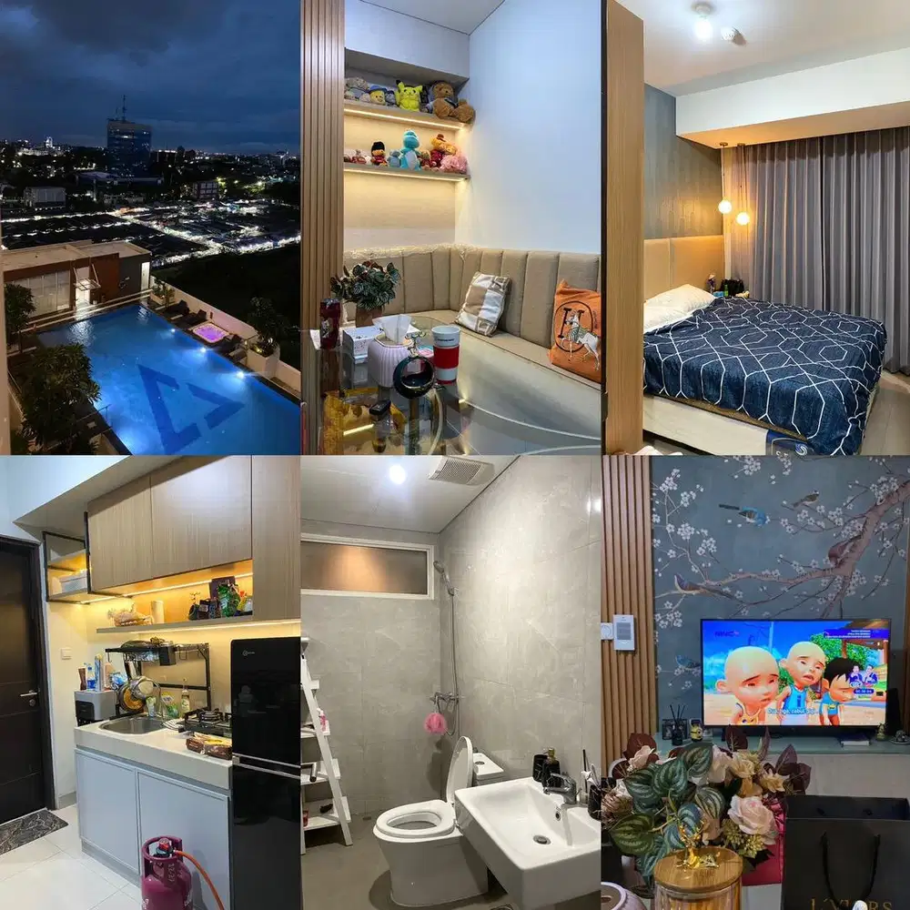 Disewakan apartemen Klaska Residence Surabaya 1 br deluxe lt 10