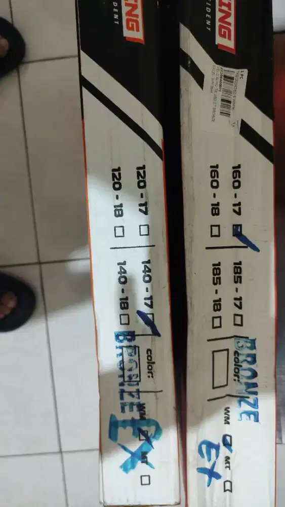 Velg TK Racing Bronze R17 140+160 Baru