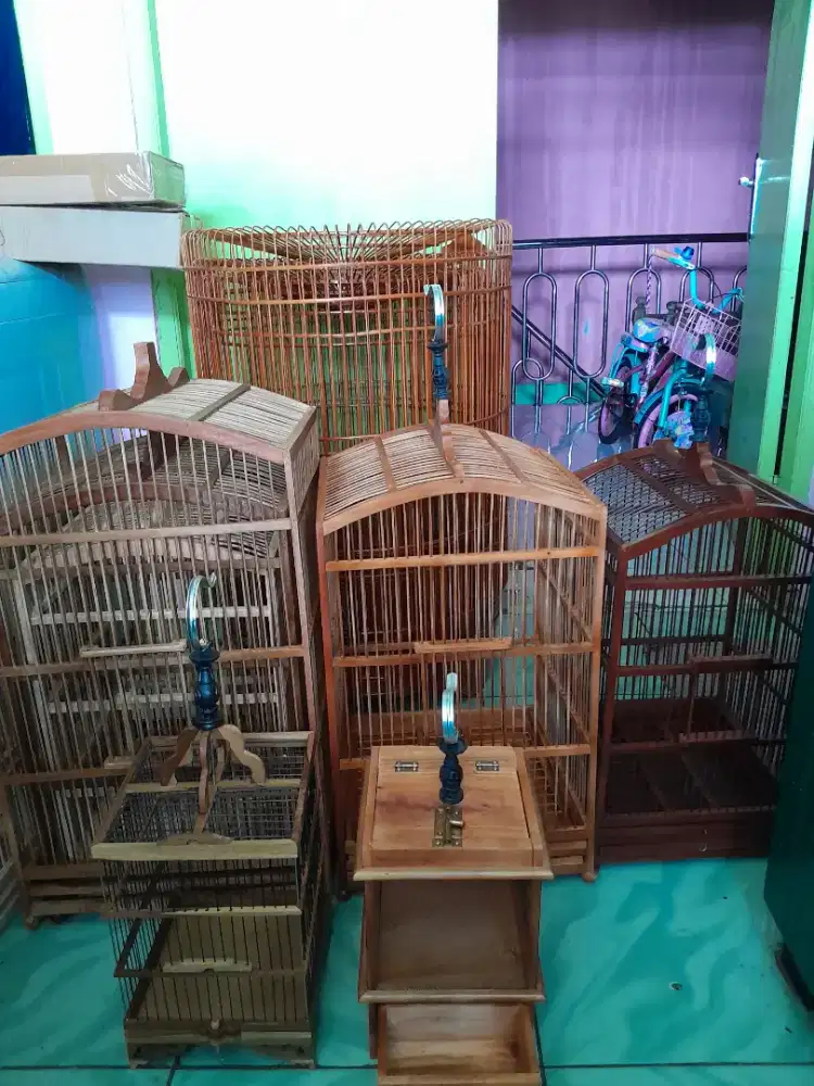 Kandang burung jati baru