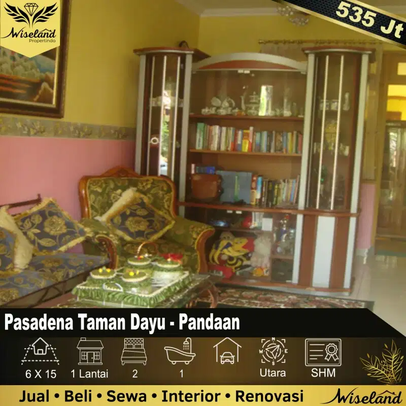 Dijual Rumah Pasadena Taman Dayu Pandaan Pasuruan