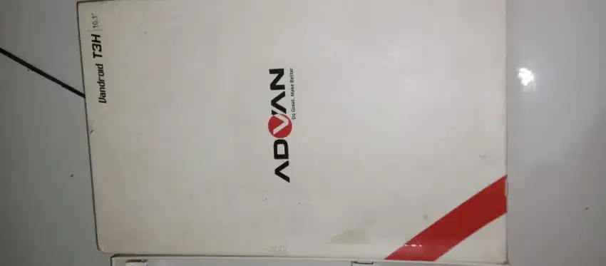 Box tablet Advan tablet 10 inch bekas tidak sobek