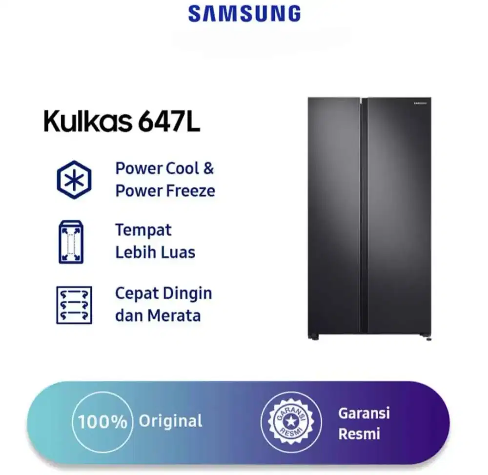 SAMSUNG SIDE BY SIDE DIGITAL INVERTER 700LITER ALL ARROUN COOLING